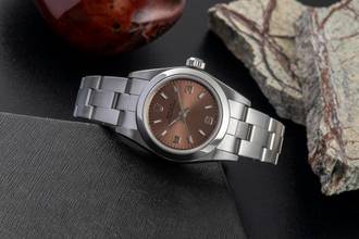 Thumbnail von Rolex Oyster Perpetual Salmon Dial Edelstahl Automatik Damen Ref. 76080