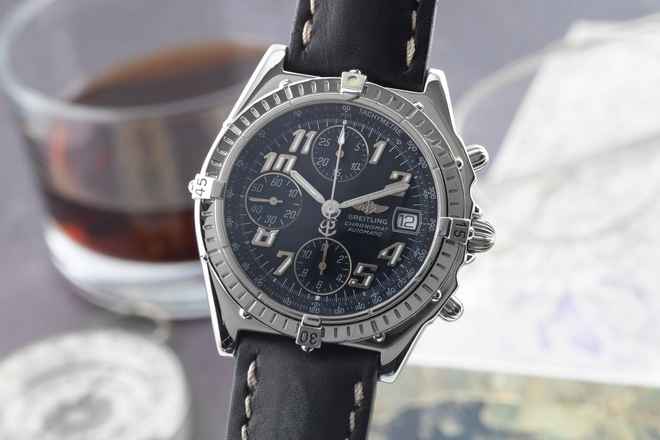  Breitling Chronomat Vitesse Chronograph Automatik Stahl Herrenuhr Ref. A13050.1 