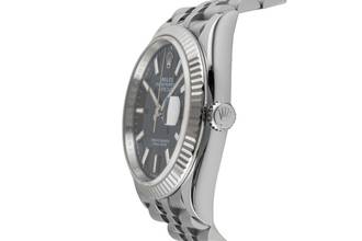 Thumbnail von Rolex Datejust 36 Blue Dial Stahl / Weissgold Automatik Herrenuhr Ref. 126234