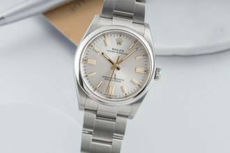 Thumbnail von Rolex Oyster Perpetual 36 Silver Dial Stahl Automatik Ref. 126000 B&P 2021