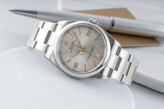 Thumbnail von Rolex Oyster Perpetual 36 Silver Dial Stahl Automatik Ref. 126000 B&P 2021