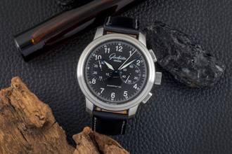 Thumbnail von Glashütte Original Senator Navigator Chronograph Stahl Automatik Ref. 1-39-34-17-17-04