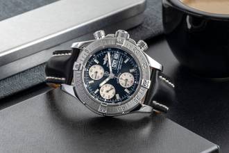 Thumbnail von Breitling Superocean Chronograph II Stahl Automatik Herrenuhr Ref. A13340 B&P 2011