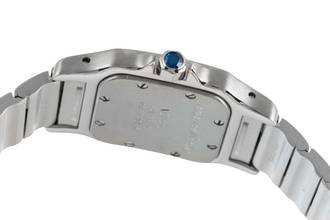 Thumbnail von Cartier Santos Galbée Lady Stahl / Gold Saphirglas Ref. W20012C4