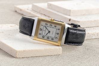 Thumbnail von Jaeger-LeCoultre Reverso stal / złoto ręczny zegarek damski Ref. Q250541F