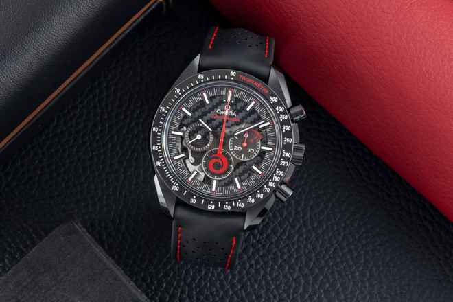 Omega Speedmaster Dark Side Of The Moon Team Alinghi 311.92.44.30.01.002 B&P