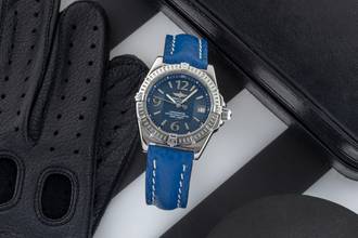 Thumbnail von Breitling Callistino Stahl Quarz Herrenuhr Ref. A77346 Box & Papiere 2003