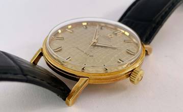 Thumbnail von Omega Seamaster Extremely rare Seamaster Solid Gold Vollgold Chessboard Dial Automatic Automatik ref 14742 14742