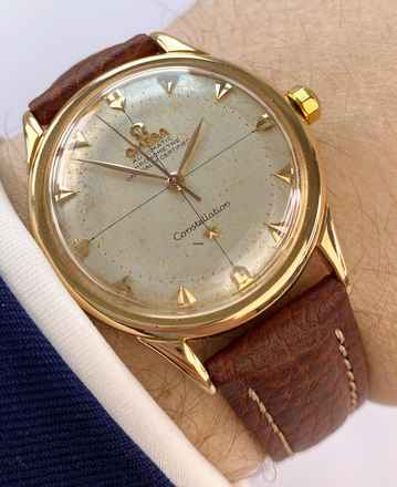  Omega Constellation Solid ROSE PINK Gold Rosegold Vintage Automatic Automatik 