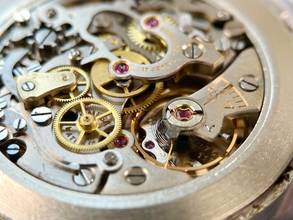 Thumbnail von Omega Classic BIG 37mm Chronograph Oversize Jumbo Vintage Steel 2381 2381