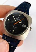 Thumbnail von Omega Genève Vintage Automatic Automatik Black Dial Orange Hand