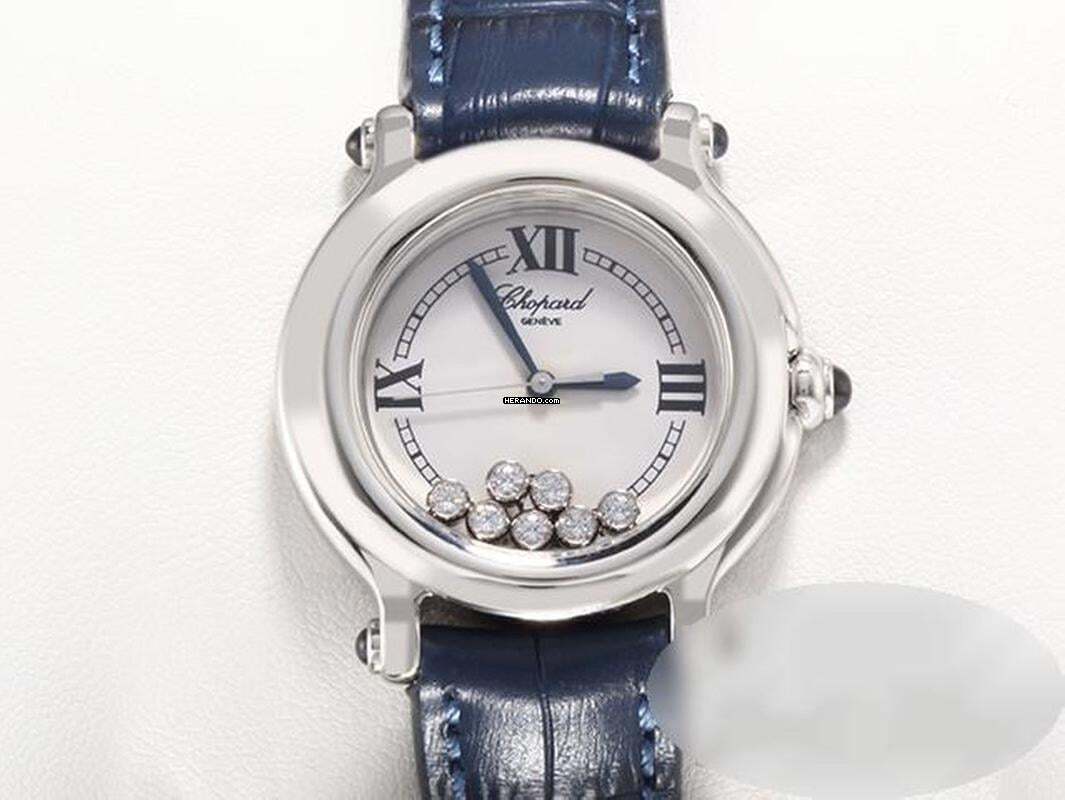 Chopard Happy Sport Diamonds 32mm 278238 Edelstahl Diamanten Gold