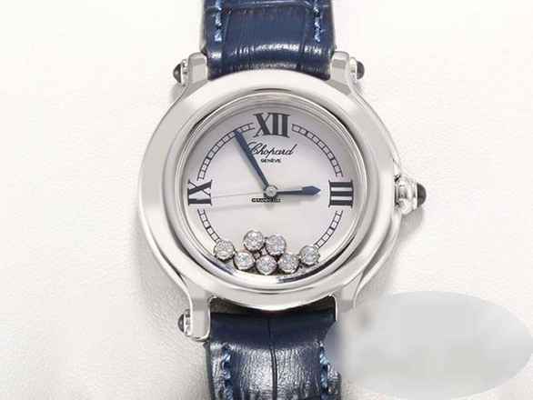  Chopard Happy Sport Diamonds 32mm 278238 Edelstahl Diamanten Gold 