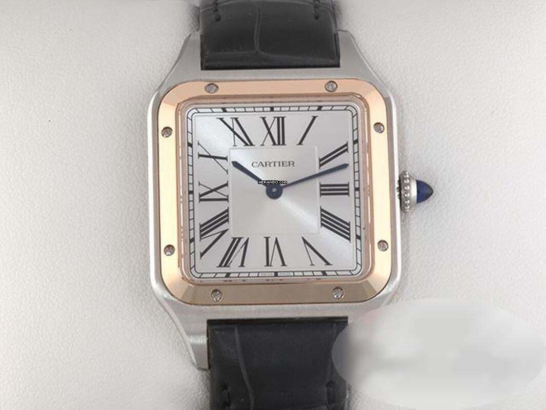 Cartier Santos Dumont Lm Edelstahl Rosegold 750 W2sa0037 2025 Gold