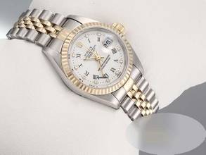 Thumbnail von Rolex Lady-Datejust Edelstahl Gelbgold 750 Diamanten Automatik Gold Stahl Stainless Steel 18kt Yellow Gold Jubilé-band Chronometer Oyster White Dial
