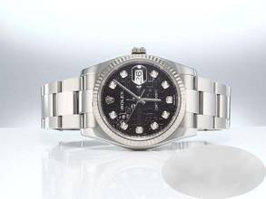 Thumbnail von Rolex Datejust 36 36mm 116234 2010 Stahl Weissgold 750 Diamanten Automatik Gold