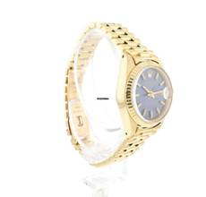 Thumbnail von Rolex Lady-Datejust 26 Yellow Gold President Blue Dial