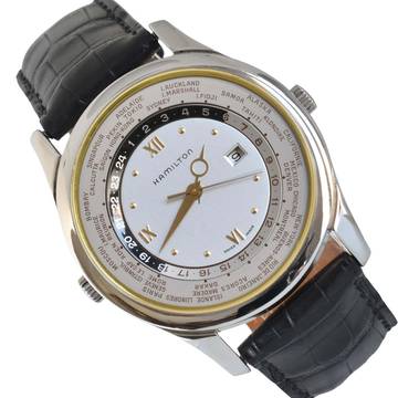  Hamilton World Time 8984 by 38MM quartz 2000 