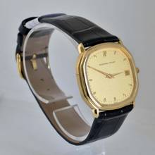 Thumbnail von Audemars Piguet Octagonal classic date champagne dial quartz yellow gold 18KT