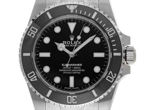  Rolex Submariner (No Date) Ref.114060 2014 LC 100 Full Set wie Neu Vintage Submariner no Date 