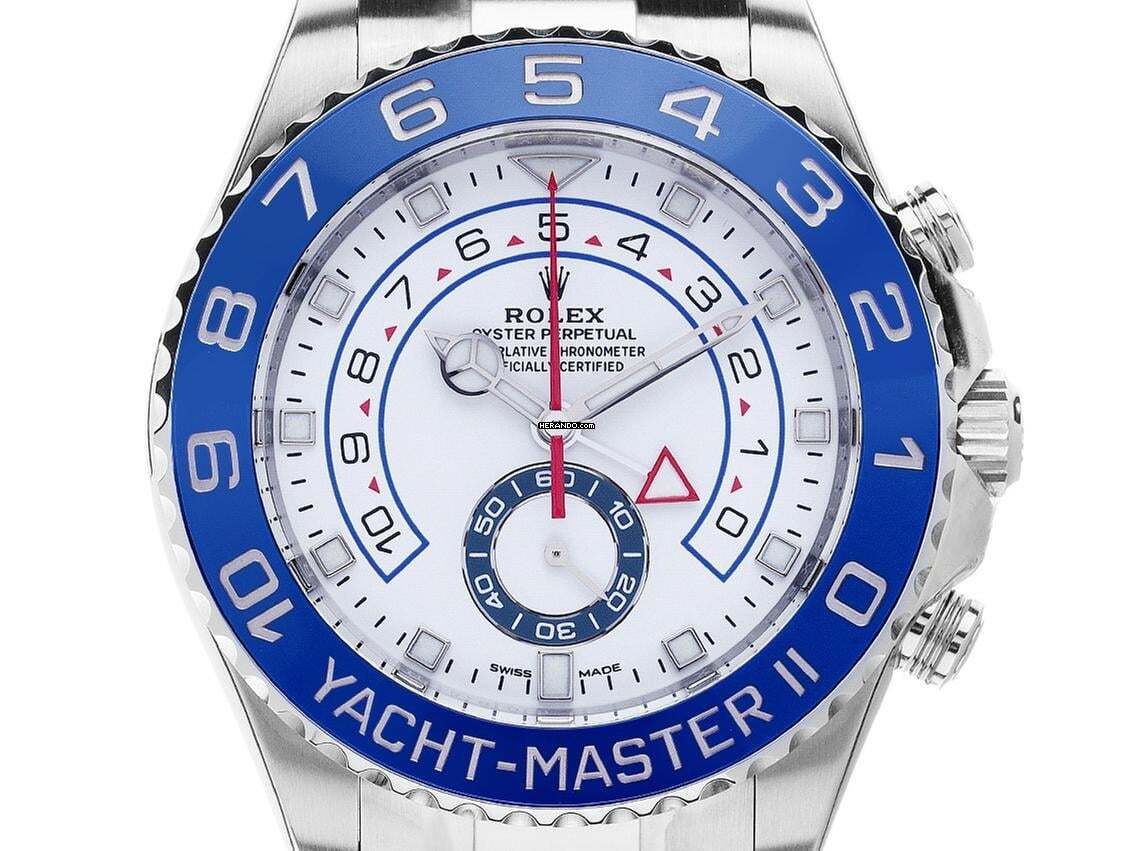 Rolex Yacht-Master II Ref.116680 2019 Box&Beschreibung wie Neu Vintage Yacht Master II