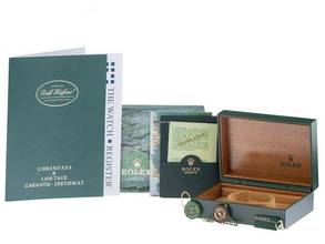 Thumbnail von Rolex Datejust 36 Diamanten Ref.16013 1986 Box&Beschreibung sehr gut Vintage Datejust Diamanten open 6/9