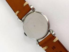 Thumbnail von Omega Classic Small Scarab Steel Vintage Art Deco калибр 26.5 SOB двухцветный циферблат