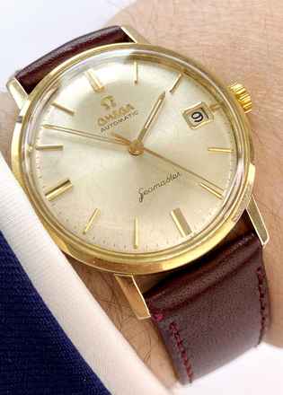  Omega Seamaster DeVille Serviced Seamaster Pre De Ville Solid Gold Vollgold Vintage Automatic Automatik 
