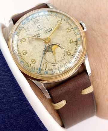  Omega Serviced Cosmic Triple Date Moonphase Mondphase 2471 2471 