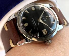 Thumbnail von Omega Seamaster Serviced Seamaster Calendar Vintage Automatic Automatik Black Restored Dial 2849 2849