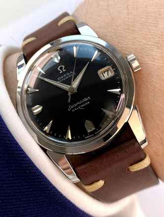 Omega Seamaster Serviced Seamaster Calendar Vintage Automatic Automatik Black Restored Dial 2849 2849 