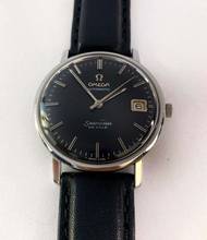 Thumbnail von Omega Seamaster DeVille Serviced Seamaster De Ville Mad Man Vintage Automatic Automatik Black Restored Dial