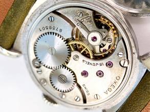 Thumbnail von Omega Classic Serviced Small Scarab Vintage cal 26.5 SOB