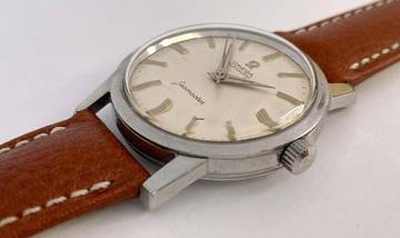 Thumbnail von Omega Seamaster Vintage Automatic Automatik ref 14704 Linen Dial 14704