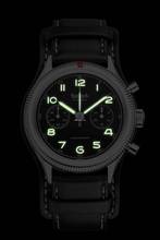 Thumbnail von Hanhart Pioneer 417 ES Chronograph Handaufzug Kalbsleder mit Unterband H701.210-7010