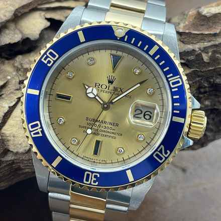  Rolex Submariner Date Submariner Date - Sultan Dial - Ref. 16613 - Servicepapiere Rolex Servicepapiere 