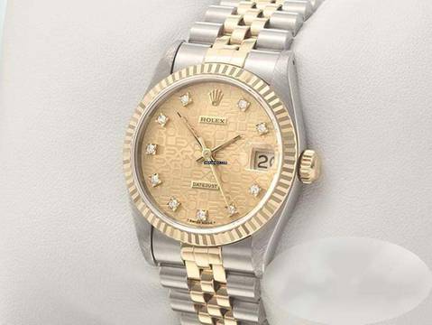 Rolex Datejust 31 31mm Medium 68273 Stahl Gelbgold 750 Diamanten Automatik Stainless Steel 18kt Yellow Gold Jubilé-band Chronometer Oyster 
