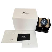 Thumbnail von IWC Fliegeruhr Chronograph Pilot Edition Tophatters ceramic Full Set Like NEW