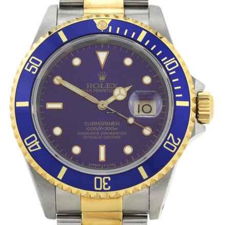  Rolex Submariner Date Purple Dial Ref.16613 