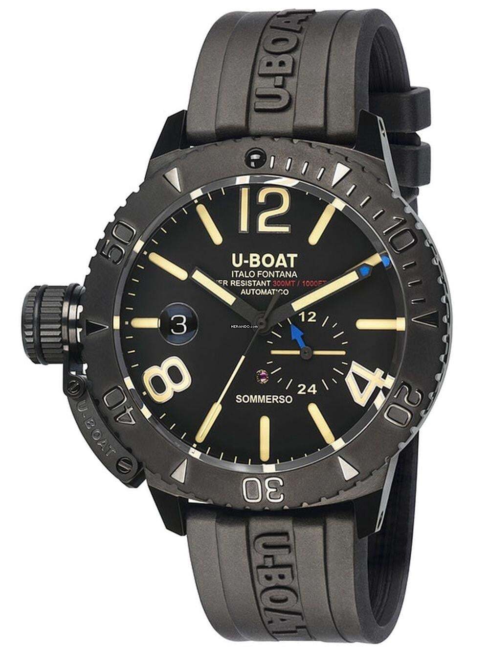 U-Boat 9015 Sommerso Automatik Herrenuhr 46mm 30ATM