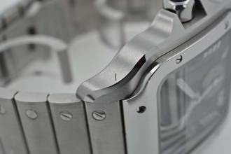 Thumbnail von Cartier Santos de Cartier Large Grey Dial WSSA0076 Dual Time