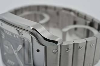 Thumbnail von Cartier Santos de Cartier Large Grey Dial WSSA0076 Dual Time