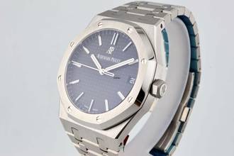 Thumbnail von Audemars Piguet Royal Oak 41mm - Czarna tarcza - 15500ST.OO.1220ST.03