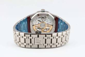 Thumbnail von Audemars Piguet Royal Oak 41mm - Czarna tarcza - 15500ST.OO.1220ST.03