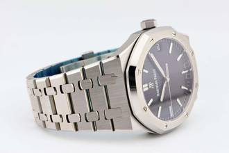 Thumbnail von Audemars Piguet Royal Oak 41mm - Czarna tarcza - 15500ST.OO.1220ST.03