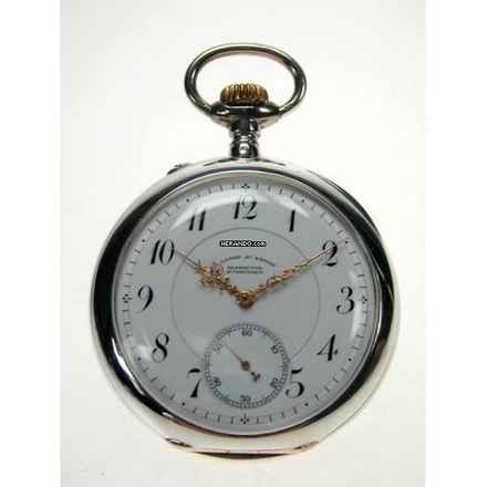  Glashütte Original A.Lange & Söhne Taschenuhr Silber offen 