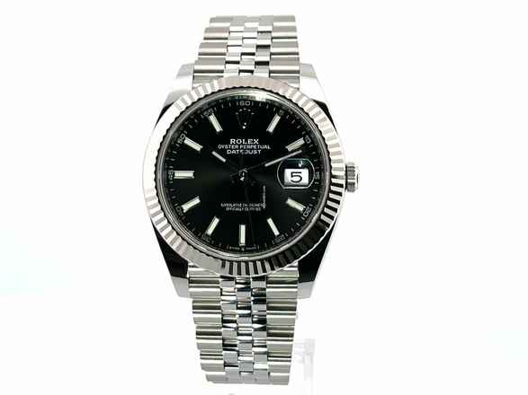  Rolex Datejust 41 Edelstahl Weißgold 126334 Schwarz Jubile </h1> 