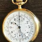 Zenith Taschenuhr 18 K Chrono mit Tachymeter-Skala und Zähler </h1>