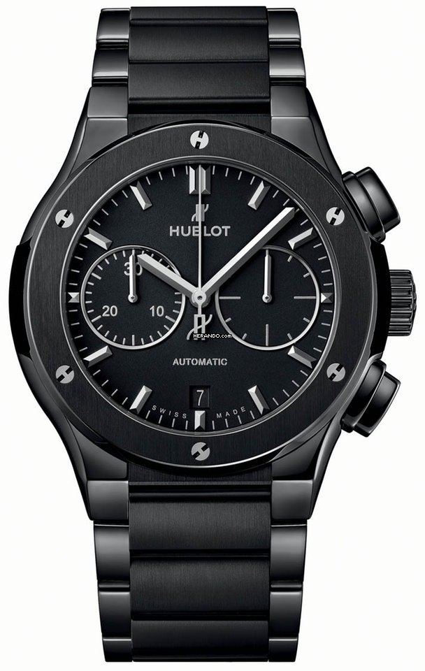Hublot Classic Fusion Chronograph Ceramic Blue Bracelet 520.CM.1170