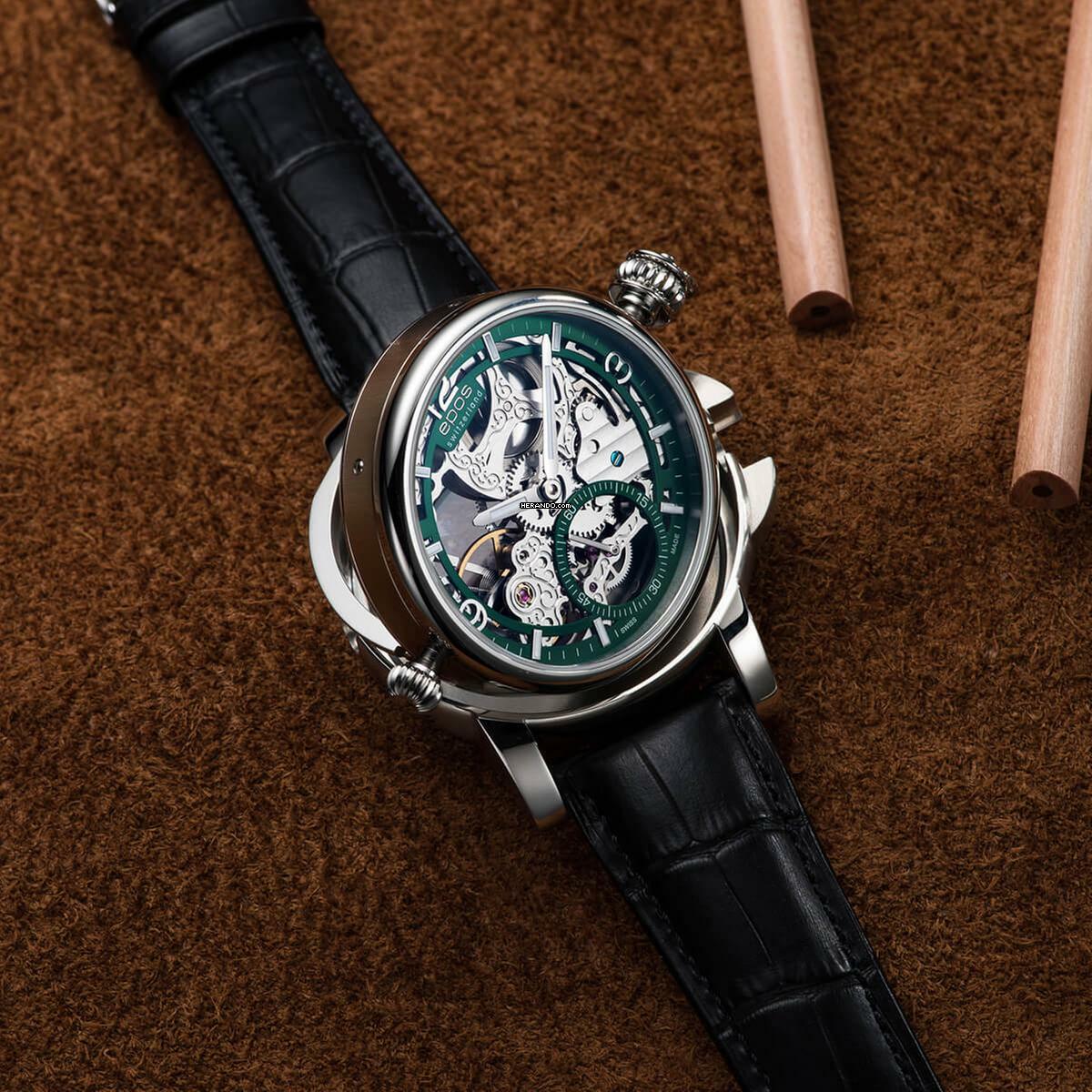 Epos Oeuvre d'art Tisch u.Taschenuhr 4 Optionen